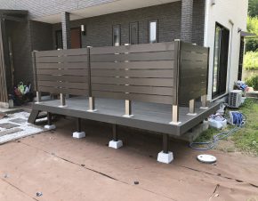 ウッドデッキ新設工事